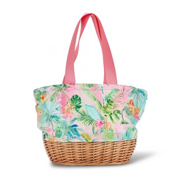 Picnic Lunch Bag | Wicker | Tiki Island Picnic Lunch Bag | Wicker | Tiki Island